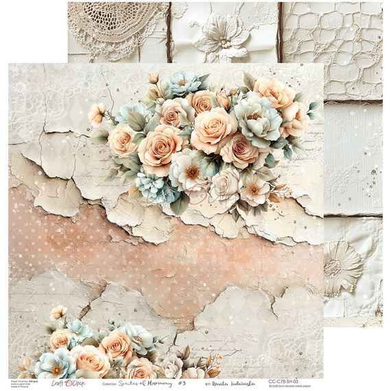 Scrapbooking Papier Set 30x30 - Craft o'clock - Sprites of Harmony