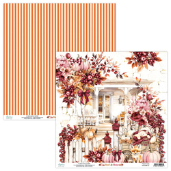 Scrapbooking Papier 30x30 - Mintay - Rust & Rose 01