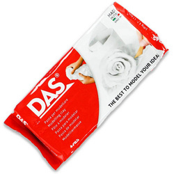 Selbsthärtende weiße Tonerde Das - Lehm 500g