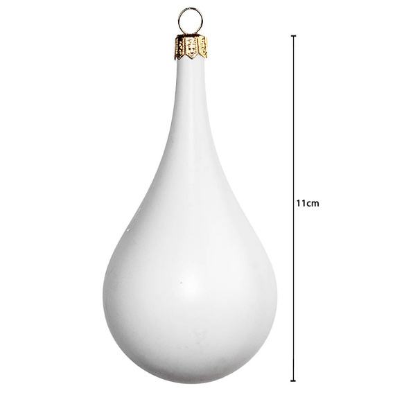 PLASTIKKUGEL Christbaumkugel Tropfen Kunststoffkugel Kugel Weihnachten 110 mm