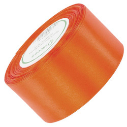 Satinband 50 mm - Orange - 32 Meter