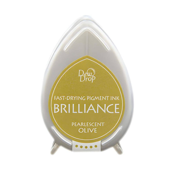Brilliance Drop TSUKINEKO - Perlglanz-Olive - Tsukineko