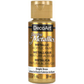 DECOART Dazzling Metallics Acrylic Paint, Acrylfarbe - Bright Brass 59 ml