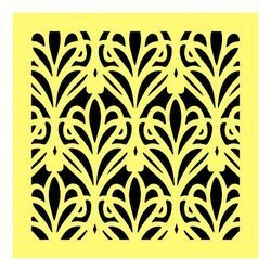 ITD Mixed Media Schablone STENCIL für Decoupage Scrapbooking 16x16, ST0197 Damaskus