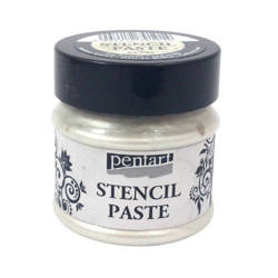 Perlenschablonenpaste - Schablonenpaste - PENTART - Eisblume / Eisblume 50ml