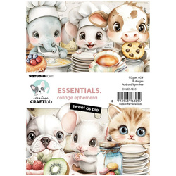 STUDIO LIGHT Papierdeko fürs Basteln - Collage Paper Elements - Sweet as pie