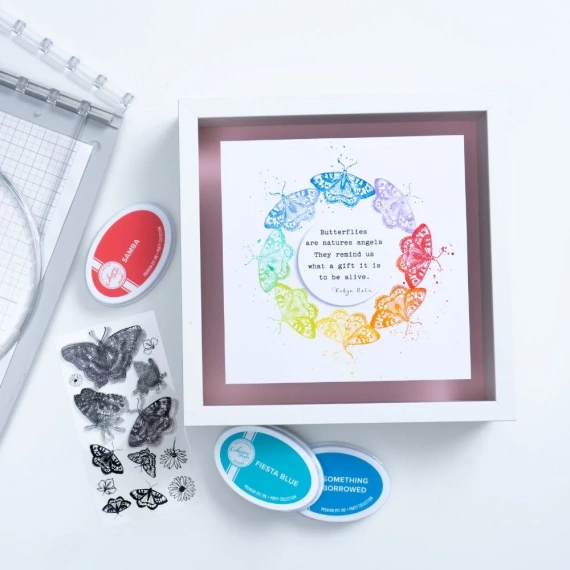 SIZZIX Stempel - Nature Butterflies Schmetterlinge