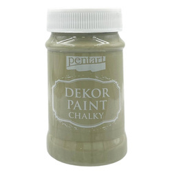 Kreidefarbe Dekor Paint oliv - olive 100ml - PENTART