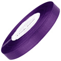 Satinband 12 mm - dunkles Lavendel - 32 lfm