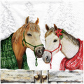 Serviettentechnik Motivserviette - 1 Stück - Decoupage Serviette 33x33 cm - Winter horses