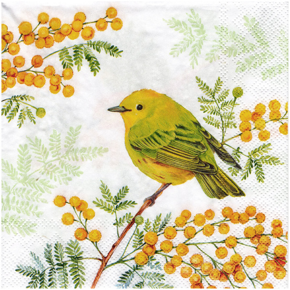 SERVIETTEN 1 Stück Motivservietten Decoupage Napkin 33x33cm, Joy of Spring