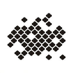 AGATERIA - Transparent Stempel Motivstempel -  Moroccan clover 1, Marokkanischer Klee 1 