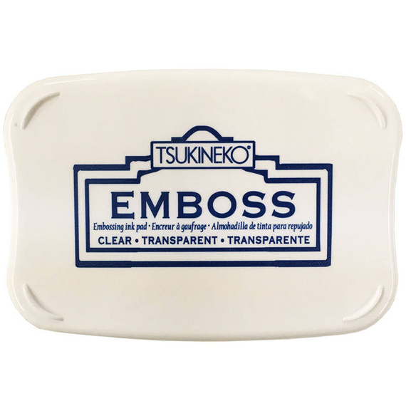 TSUKINEKO Embossing Ink Pad Embossing-Tinte Prägetusche Clear Transparent
