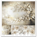 ITD 11Stk 30x30cm Scrapbooking Papier 200g 30x30 - Winter Bouquet