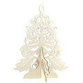 3D-Ajour-Weihnachtsbaum - DIY-Weihnachtsdekoration zum Zusammenstecken, 29 x 21 cm