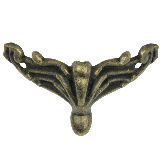 DEKPRATIVER METALLFUSS Metal-Bien für Kiste, Sarg zum Kleben - Decoupage C-002