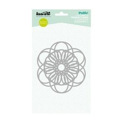 KESI'ART Mixed Media Schablone STENCIL Maske Posh! Doily Serviette