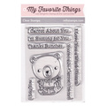 MY FAVORITE THINGS Transparenten Stempel - Rooting for You, Gärtnerbär