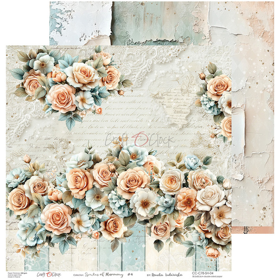 Scrapbooking Papier Set 30x30 - Craft o'clock - Sprites of Harmony