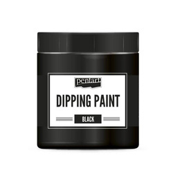 PENTART - Tauchlack schwarz glänzend - Dipping paint 250 ml