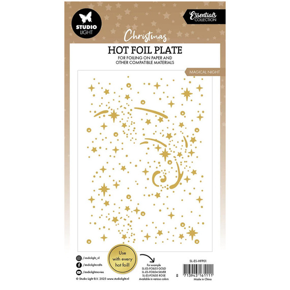 STUDIO LIGHT - Stanzform Hot Foil Präge Stanzschablone Cutting Die - Magical night