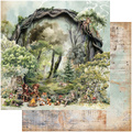 ALCHEMY OF ART Set 30x30cm Scrapbooking Papier, Friends of the Forest