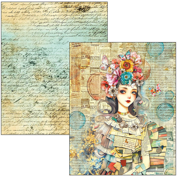 CIAO BELLA Satz doppelseitigen Scrapbooking Papier A4 Mixed Media Book LuMania - Quintessential