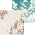 P13 Set 24 Blatt 15x15cm doppelseitig Scrapbooking Papier Block 240g, Breathe and Bloom