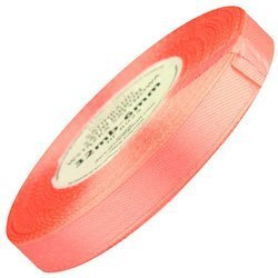 Satinband 12 mm - Lachs - 32 lfm