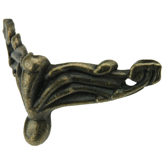 DEKPRATIVER METALLFUSS Metal-Bien für Kiste, Sarg zum Kleben - Decoupage C-002