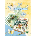 Scrapbooking Papier Set mit A4-Elementen - Butterflies - Studio Light