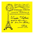 Mixed Media Schablone STENCIL für Decoupage 16x16, Frankreich Eiffelturm