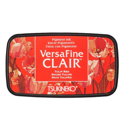 Tsukineko Versafine Clair Pigment Ink Pad - Tulip Red