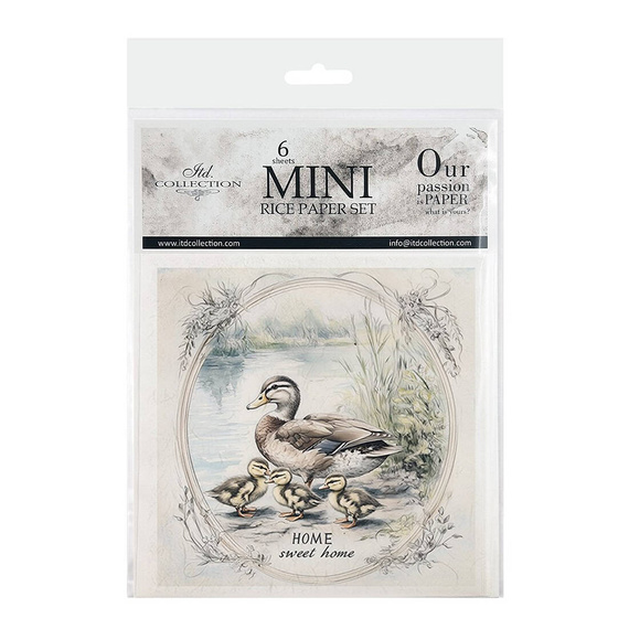 Reispapier-Set-Bastelpapier - ITD - RSM159 Entenküken