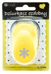 DPCRAFT Motivlocher für Scrapbooking Motivstanzer Stanzer, 2.5cm Schneekristall Schneeflocke