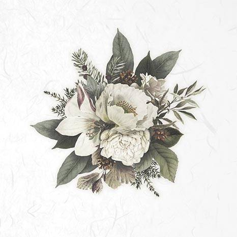 ITD - Reispapier-Set - ITD - RSM027 Blumen