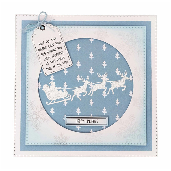 STUDIO LIGHT AUFKLEBER Dekor Stickers Scrapbooking - X-mas Sentiments