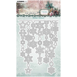 Stanzschablone – Cutting Die für Papier - StudioLight - Winter curtain