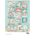 STUDIO LIGHT 20Blatt A4 Papierset + Elemente Scrapbooking Papier, Summer Celebration Meer, Sommer