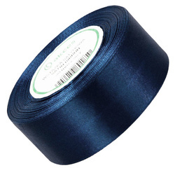 Marineblaues Satinband 38mm - 32mb