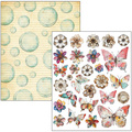 CIAO BELLA Satz doppelseitigen Scrapbooking Papier A4 Mixed Media Book LuMania - Quintessential