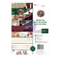 Prima Marketing- Scrapbooking Papier Set 15x20cm - Paper Pad - From the North Pole 