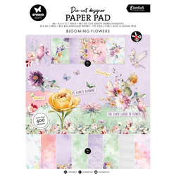 Scrapbooking Papier Set A4 - Blumen - Studio Light