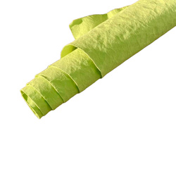 WASHPAPA Nähpapier - Aged Color Limette / lindgrün - Blatt ca. 48x48 cm