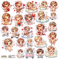 AUFKLEBER - ScrapLove - Liebe Amor 1