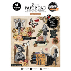 STUDIO LIGHT Scrapbooking-Papier Set A5 mit Elementen - Christmas Blush