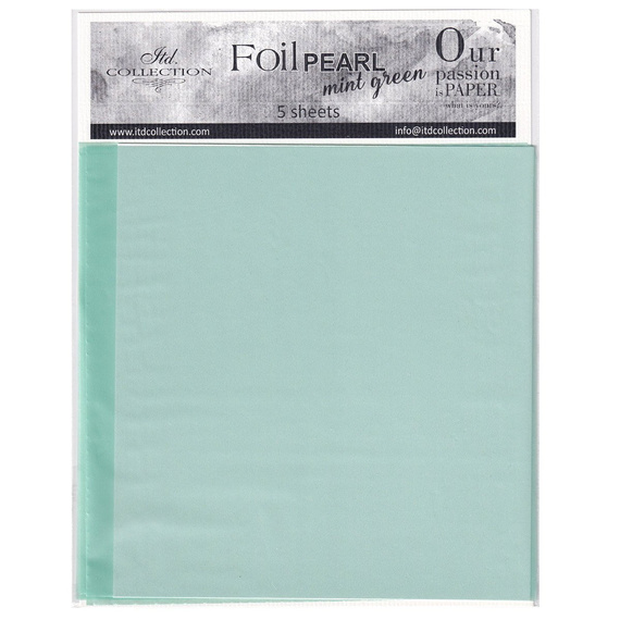 Perltransferfolie - mintgrün