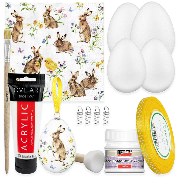 Starter-Set für Oster-Decoupage