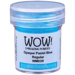 WOW! Embossing powder - Prägepulver - Opaque Pastel Blue - Opak Pastellblau