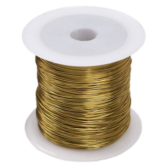 Floristendraht gold 0,45 mm - 30 m